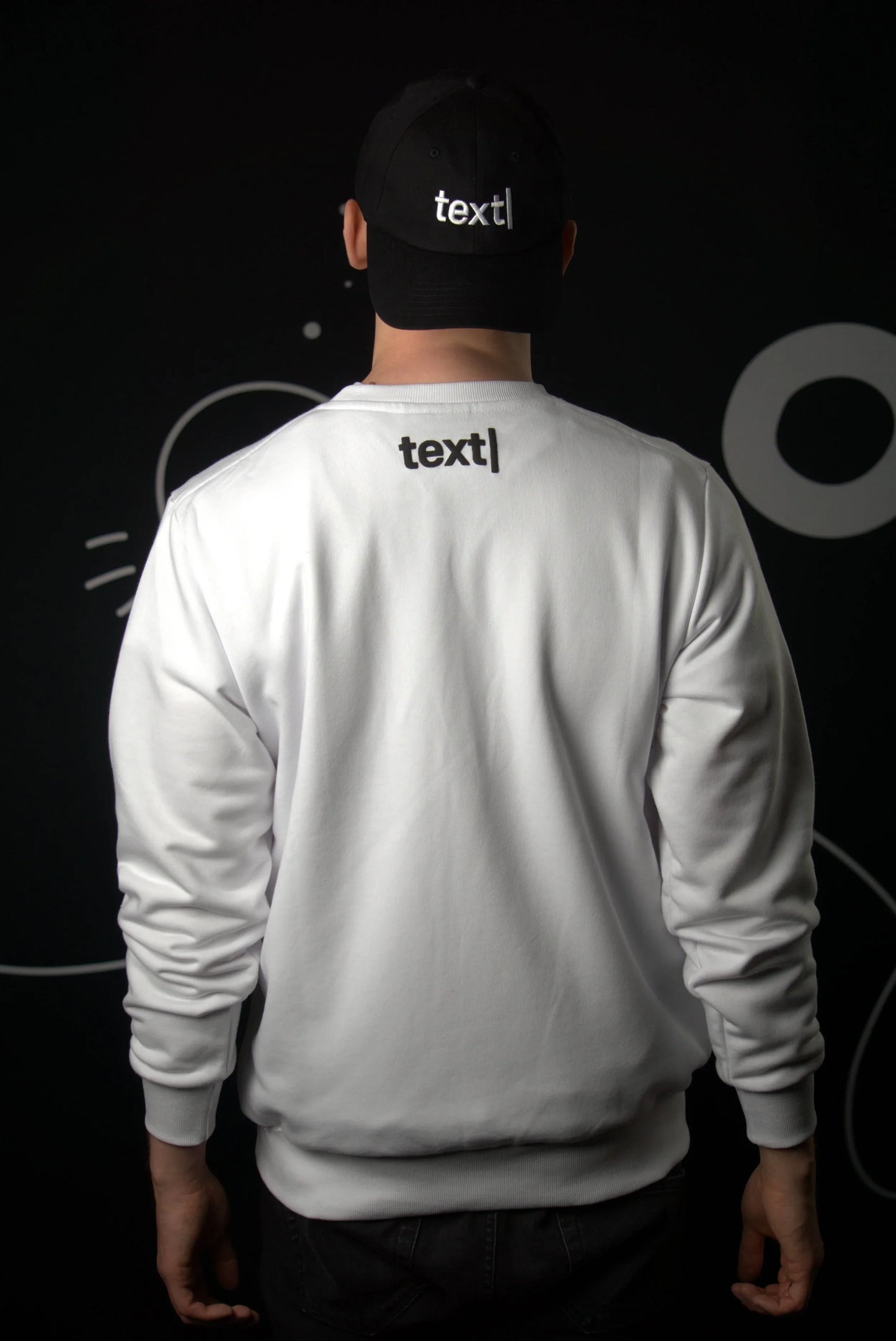 text| Sweatshirt | Unisex | white