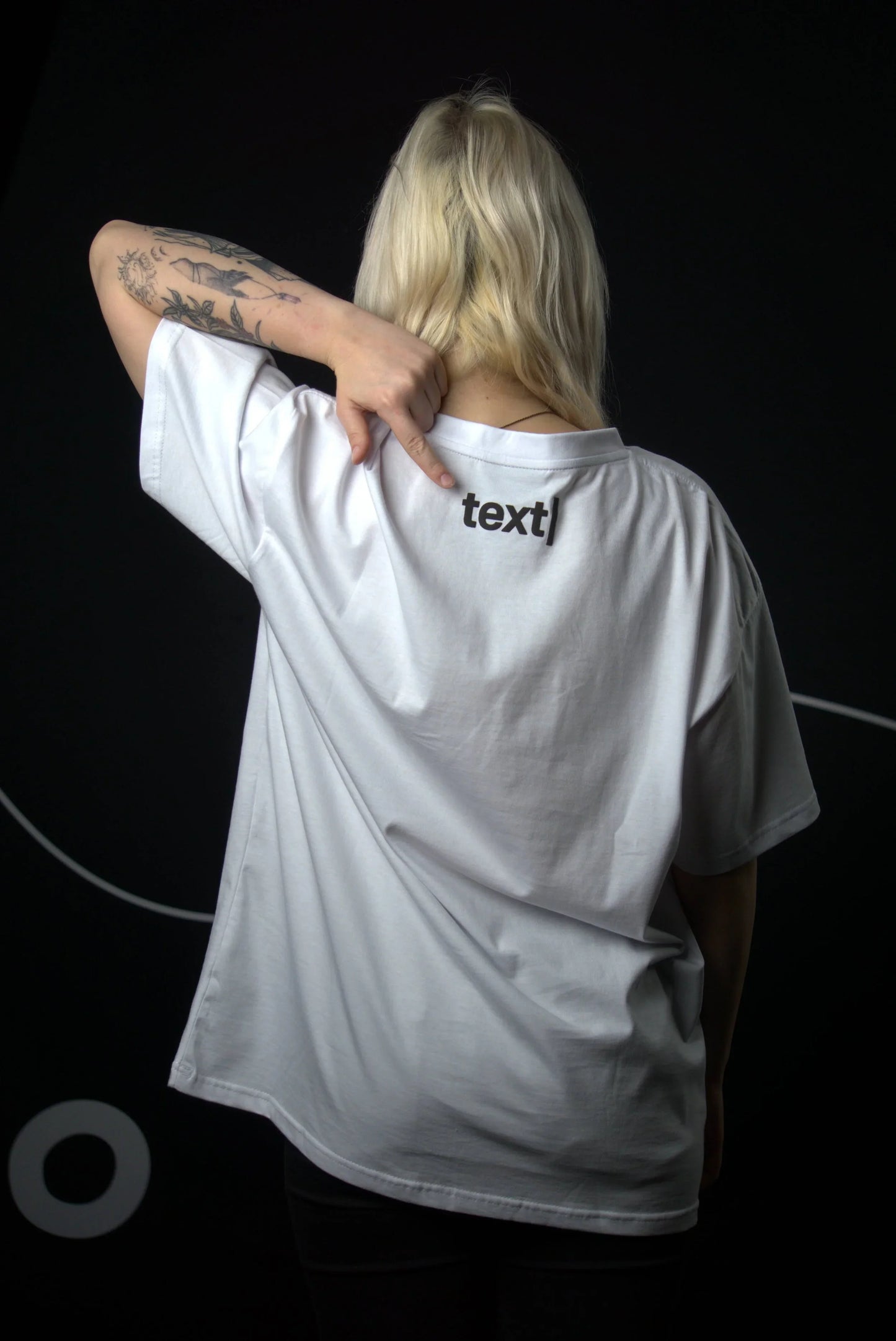 text| T-shirt | Unisex | white